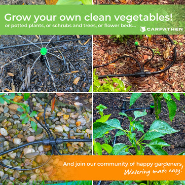 This comprehensive set includes multiple connectors to help you create a customized, efficient watering system for your garden, lawn, flower beds, and potted plants.